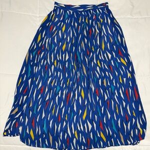 Elegant Multicolor A-Line Women's Skirt